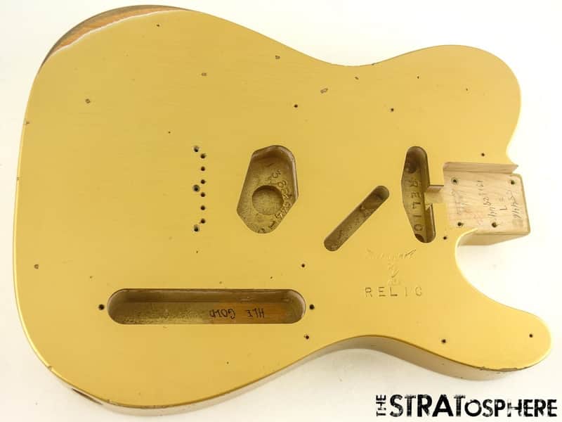 Fender Custom Shop SR25 Tele Pro 2025 Relic BODY, Tele Nitro HLE Gold image 1