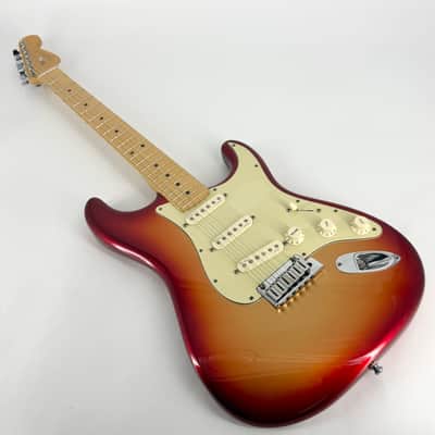 2010 Fender American Deluxe Stratocaster – Sunset Metallic image 12