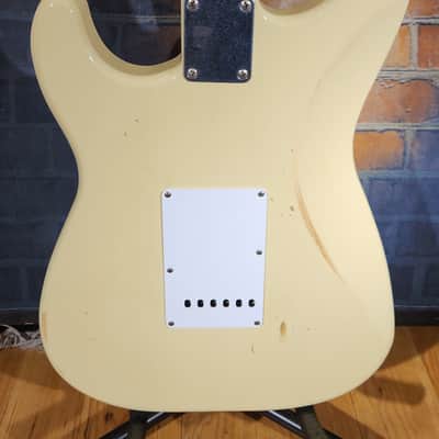 S-Style Partscaster - Custom USA Pine Cream Body, Mighty Mike Premium Flamed Neck, Fender 70th Anniversary Pickups, Mexican Bridge image 19