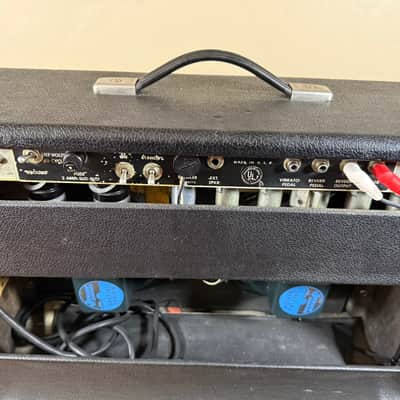 Fender Vibrolux Reverb 2-Channel 35-Watt 2x10" Guitar Combo 1964 - 1967 - Black Panel image 3