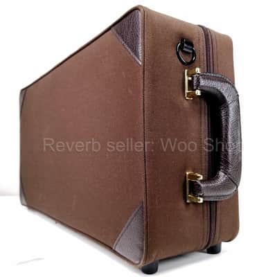 Vincent Bach Stradivarius Trumpet Brown Hard Case 1843 w/ Handles, Zipper Pouch image 16
