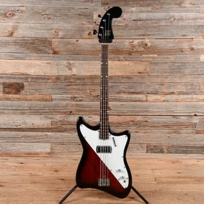 Guyatone EB-8 Red Burst 1960s image 4