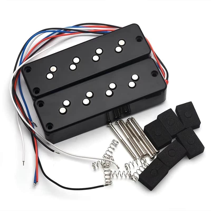 4 String Electric Bass Alnico 5 Soapbar Pickups Set image 1