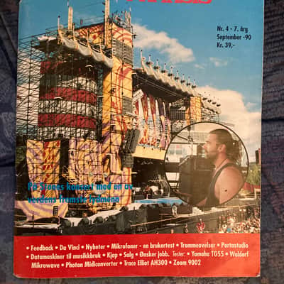 VERY RARE INTERVIEW! 1990 Da Vinci AOR in norwegian , vintage magazine image 2
