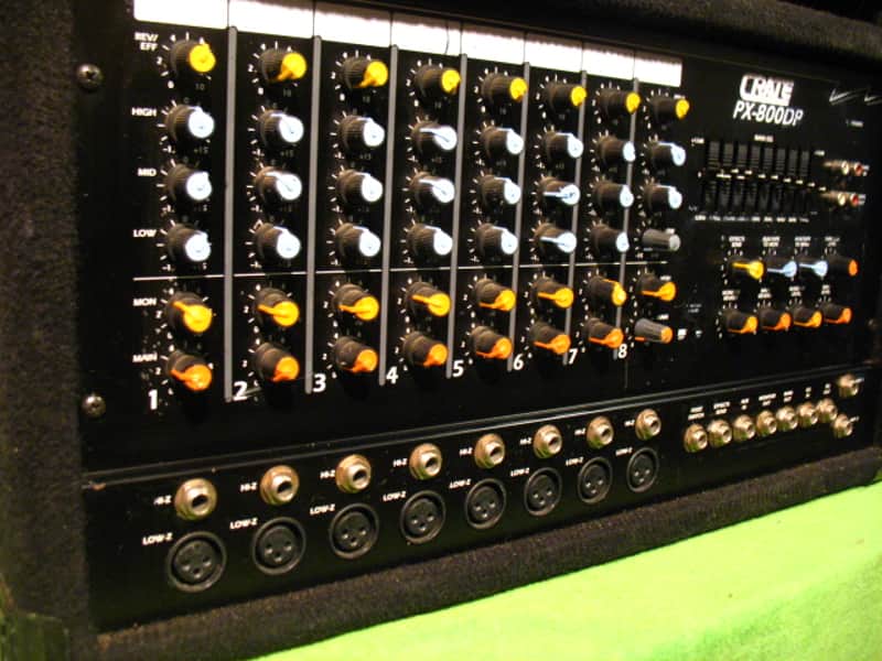 popoページ Crate PX-800DP PA Mixer Used Tested 