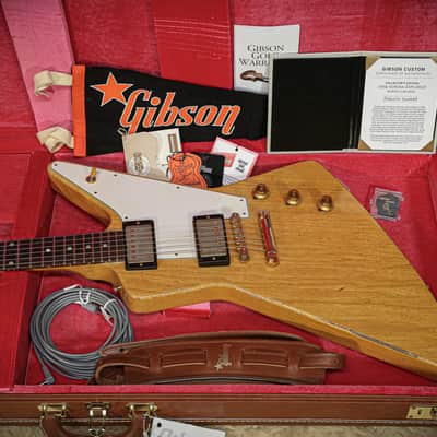 2021 Matched Set 1958 Flying V and Explorer Production Sample #3 "Korina" image 5