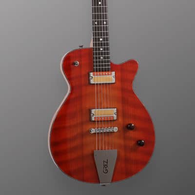 Grez Mendocino - 2023 - Cherry Burst w/ Curtis Novak GT-V Gold Foils. NEW (Authorized Dealer) image 2