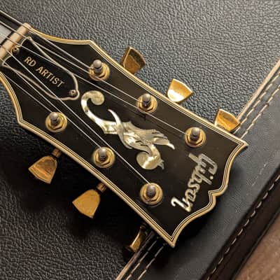 1977 Gibson RD Artist Moog Electric Guitar Vintage Ebony Black W/OHSC NICE! image 9
