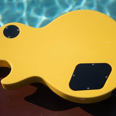 1987 Greco EGS56-65 “Mint Collection” Open O - TV Yellow LP Single Cut - Made In Japan - Open Book Headstock image 4