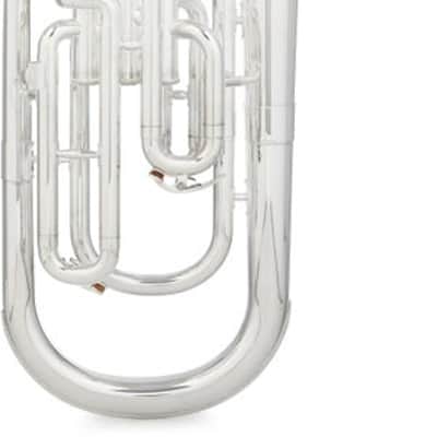 Yamaha YAH-203S Student Alto Horn - Silver-plated with Yellow Brass Bell image 2