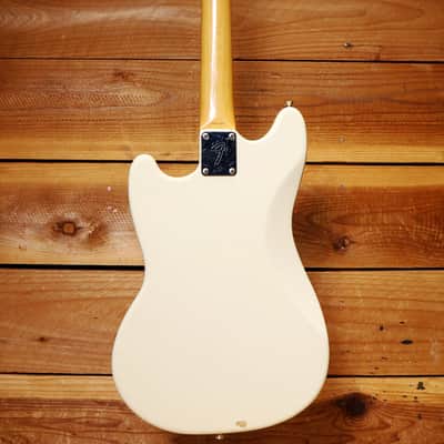 Fender MG-69 Mustang Reissue MIJ Olympic White w/ Duncan Pickup 20316 image 5
