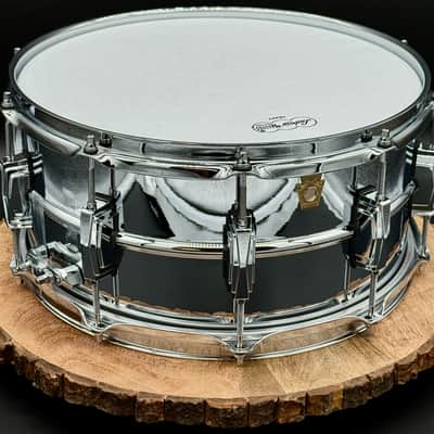 Ludwig LM402 Supraphonic 6.5x14" 10-Lug Aluminum Snare Drum - Chrome-Plated image 12