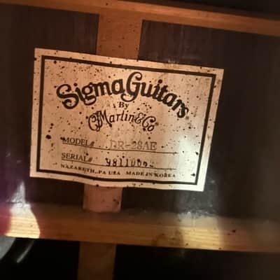Sigma by Martin & Co DR-28AE Acoustic Guitar image 4