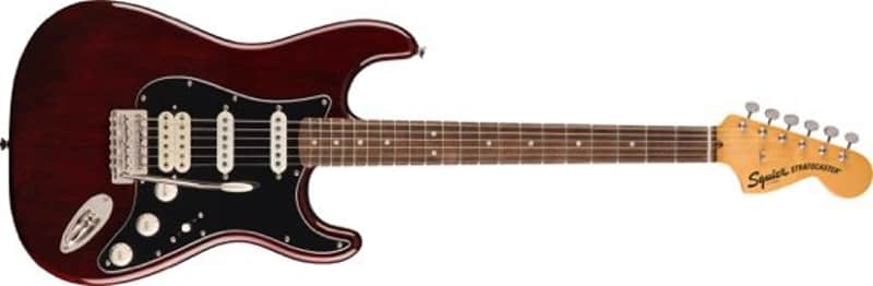 Fender Squier Classic Vibe '70s Stratocaster HSS Electric Guitar, Walnut image 1