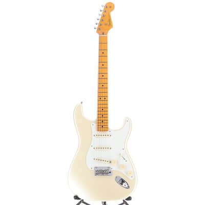 Fender Certified Pre-Owned Lincoln Brewster Stratocaster, Maple Fingerboard, Olympic Pearl (T6) (01256) image 5