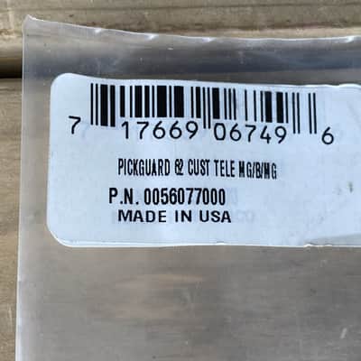 Real Life Relics Fender®  62 Tele® Aged Mint Green Telecaster® Pickguard 0056077049   [PGQ2] image 3