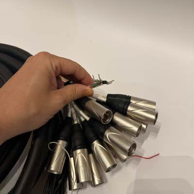 Seismic Audio 20ft 16 channel TRS male to XLR male snake (20 feet) #2 image 2