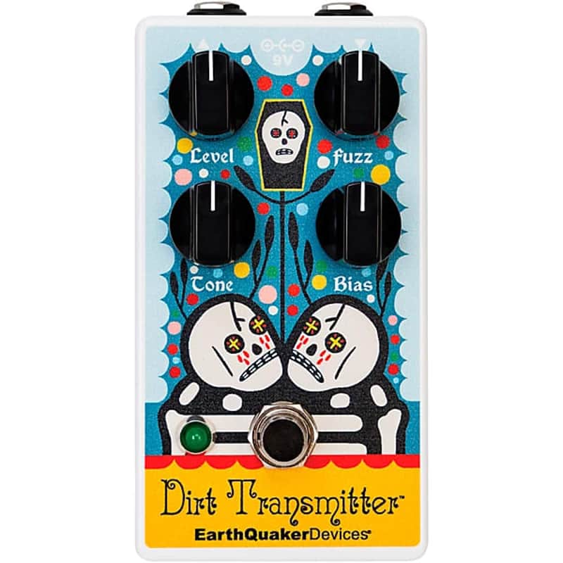 EarthQuaker Devices Dirt Transmitter Rancho De La Luna Fuzz Guitar Effects Pedal 2025 - WHITE / MULTICOLOR image 1