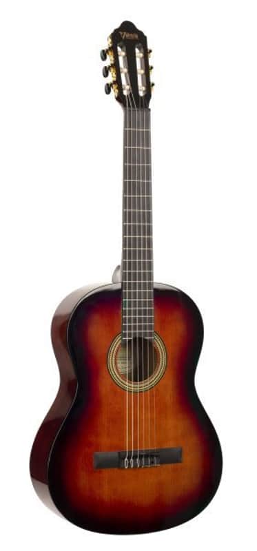 Valencia VC264HCSB 260 Series Classical Guitar. Classic Sunburst Hybrid Slim Neck image 1