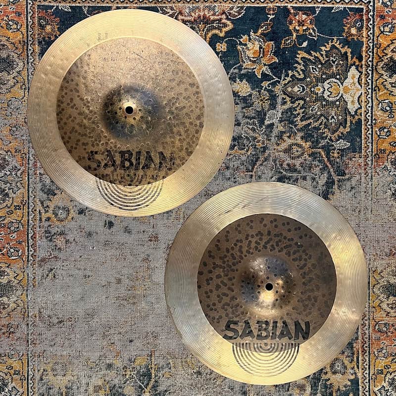 Sabian 14" HH Hand Hammered Duo Hi-Hat Cymbals (Pair) (2002-2003) image 1