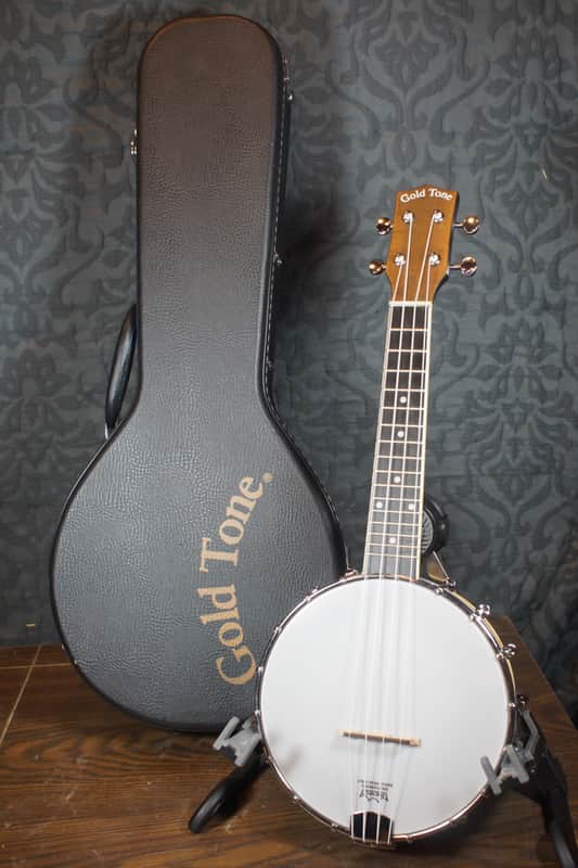 Brand New Gold Tone BUS: Soprano-Scale Banjo Ukulele with Hard-shelled Case imagen 1