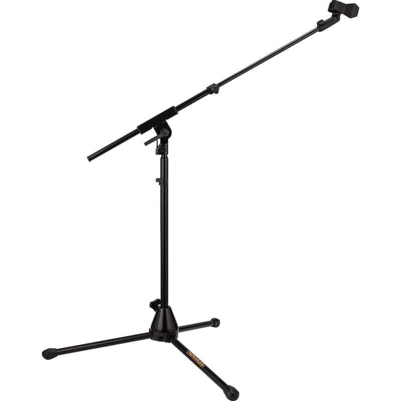 Hercules Low Profile Tripod Microphone Stand w/ Mic Clip image 1