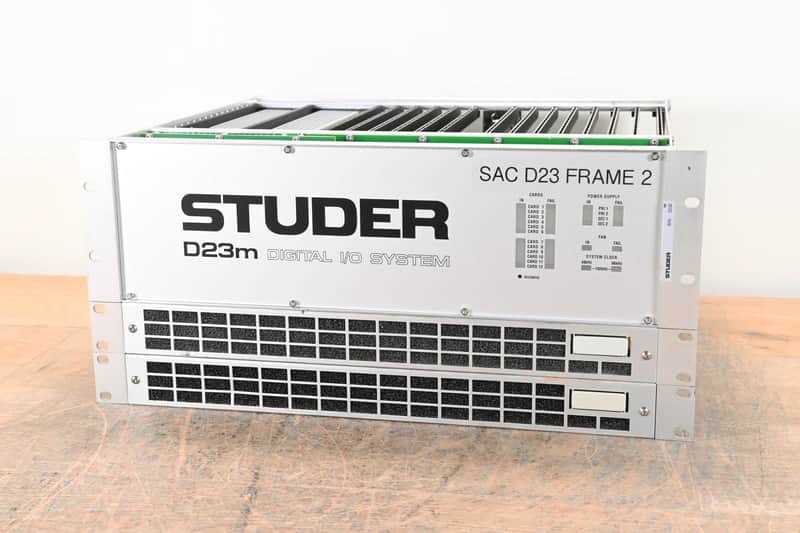 Studer D23m I/O System w/ A-Link HD Card, Fan Module, and Filter Module CG01BZQ image 1