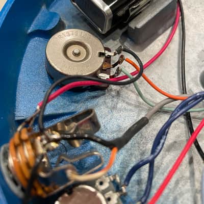 Analogman modded JHF2 Fuzz Face - SB175 - Rare Color! image 5