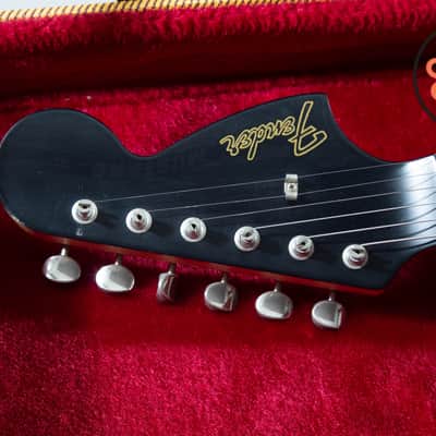 2010 Fender Japan MG69 Mustang Stop Tail – Matte Black w/ Matching Headstock | Rare | MIJ | Tweed Case image 3