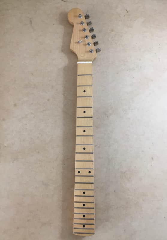 LEFTY Custom Vintage Fender Lic. Strat Neck Satin Nitro Lacquer Reverse Relic Bone Nut Loaded Stratocaster image 1