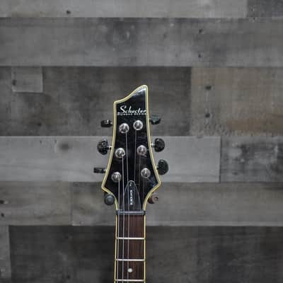 Schecter Diamond Series PT Blackjack Black Solid Body Electric Guitar - Used image 3