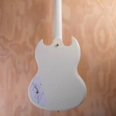 Epiphone Inspired by Gibson SG Custom Electric Guitar in Classic White image 4