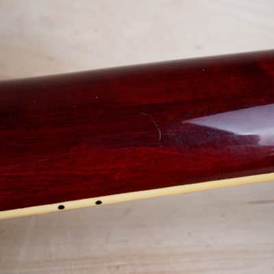 Greco SA-700 MIJ 1979 Wine Red Flame Top Vintage Japan Maxon U-2000 Pickups w/ Hard Case image 13