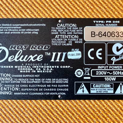 Fender Hot Rod Deluxe III FSR Limited Edition 2010s - Tweed image 5
