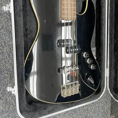 2020 Fender Aerodyne Jazz Bass 2020 MIJ Black 4-String Made in Japan w Hard Case & Strap Excellent image 5