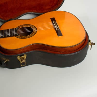 Del Pilar Classical Guitar (1980), black hard shell case. image 12