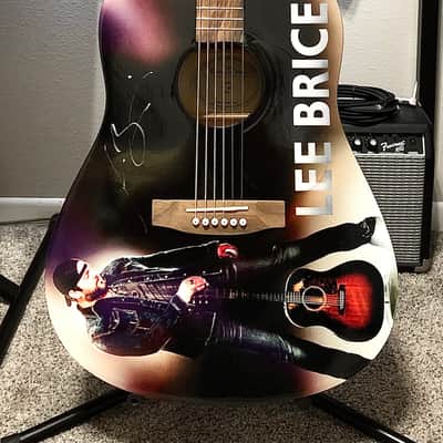 MINT LEE BRICE Main Street Acoustic Guitar MA-241N and Hard Case image 1