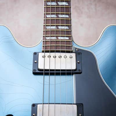 GIBSON USA Custom Shop Murphy Lab Custom Select '64 ES-345 Reissue Ultra Light Aged "Pelham Blue + Rosewood" (2024) image 5