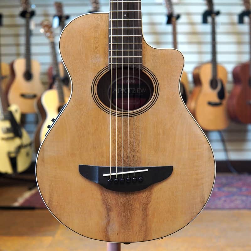 Yamaha APXT2EW 3/4-size Exotic Wood Thinline Cutaway Acoustic-electric Guitar Natural w/Gig Bag image 1