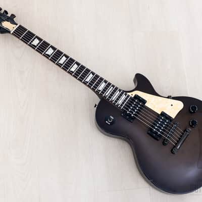 1990s Burny Joe Perry Signature LG-75JP Black Burst w/ VH-1, Fernandes Japan image 11