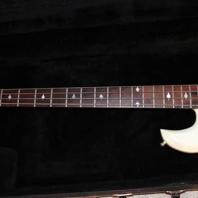 Vintage 1970s BC Rich Eagle Bass - Glitter Rock White image 5