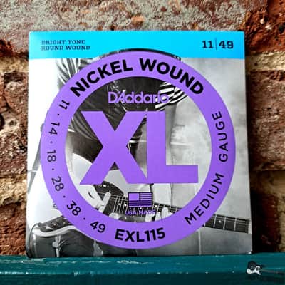 D'Addario XL Nickel | (11-49) Medium Gauge Electric Guitar Strings