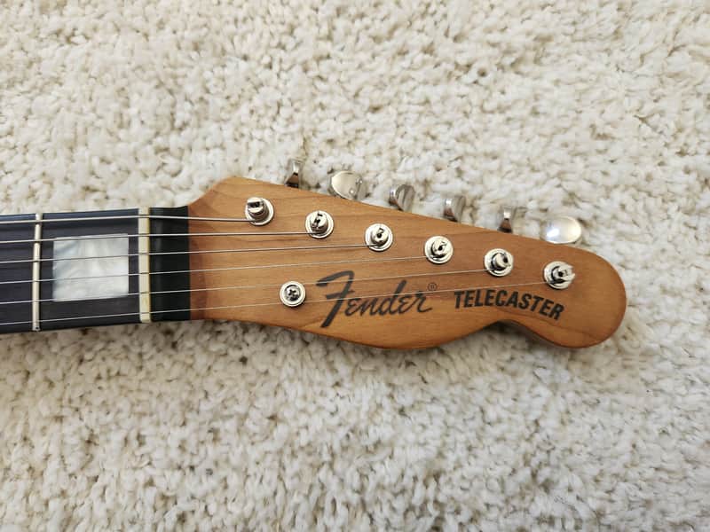 Fender Warmoth Telecaster replacement neck with Kluson tuners roasted maple ebony fretboard pearl block inlays tele rosewood