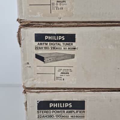 Philips (Black Tulip) 22AH380 Stereo Amp- 22AH180 Tuner-22AH280 Pre Amp- In Box image 5