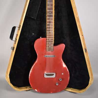 c.Early 1960's Danelectro U-1 Semi-Hollow Refin Electric Guitar image 2