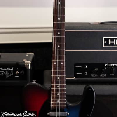 2021 G&L ASAT Classic Bluesboy - Redburst Satin image 3
