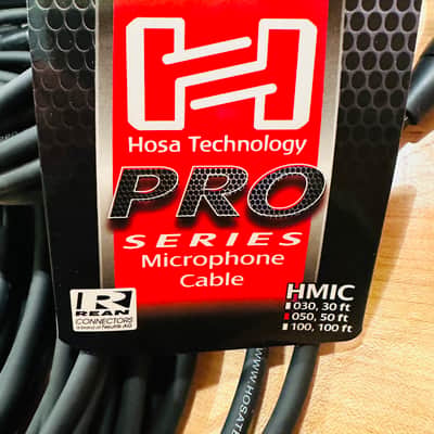 Hosa Professional XLR mic PA cables - 4x 50’ cables + bonus free 3x 25’ cables - never used image 2