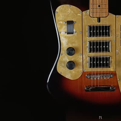 Formanta Style USSR Electric Guitar Built In Tone Bender Soviet Germanium Fuzz image 1