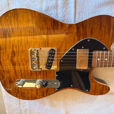 Custom Built T style guitar 2024 - Amber burst image 7