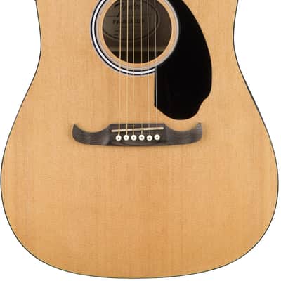Fender FA-125CE Dreadnought Cutaway Acoustic-Electric Guitar - Natural w/ Hard Case image 2